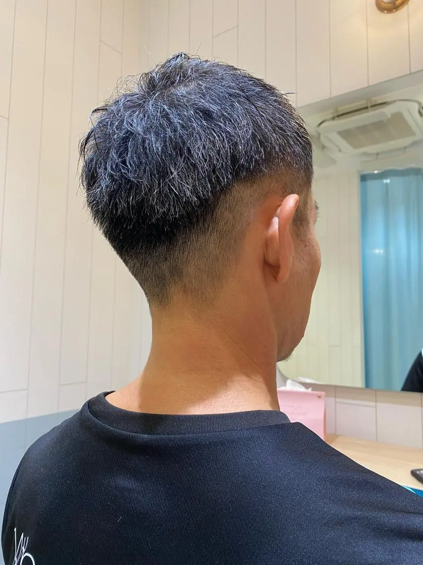 ショート メンズ 刈り上げ メンズパーマ・ カット モリヤ🌺のヘアスタイル