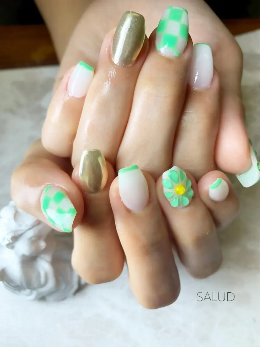 ネイル ハンドネイル Nail Salon SALUDのネイルデザイン