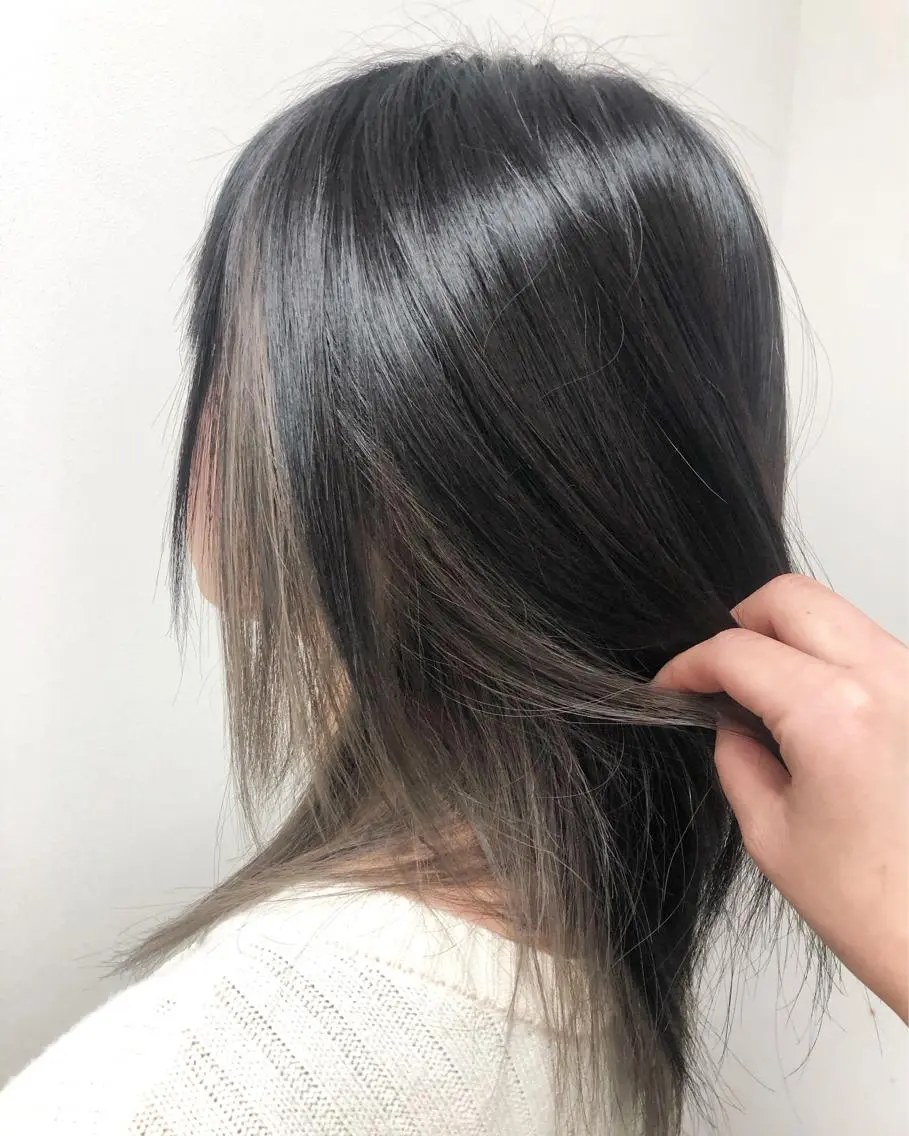 カラー ブリーチ インナーカラー 🎀モテ・愛され/透 明感ヘアーせれん🎀のヘアスタイル