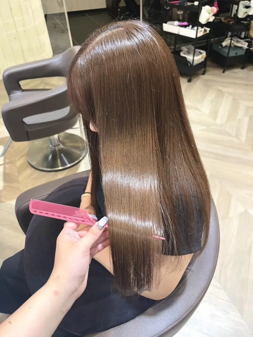 ロング カラー レイヤー　髪質改善 ｆｉｔｉ横須賀中央のヘアスタイル