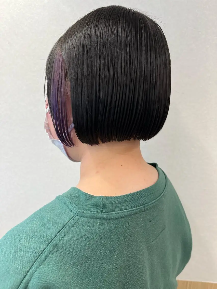 ミディアム カラー パーマ ✨艶髪✨ 奈須晴香のヘアスタイル
