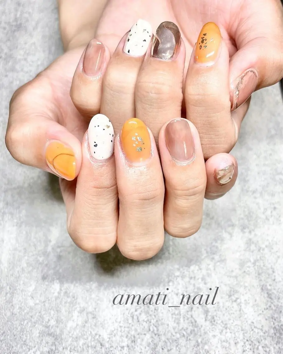 ネイル アートネイル フレンチネイル ミラーネイル ニュアンスネイル ワンカラーネイル ハンドネイル amati_nail TAKAKOのネイルデザイン