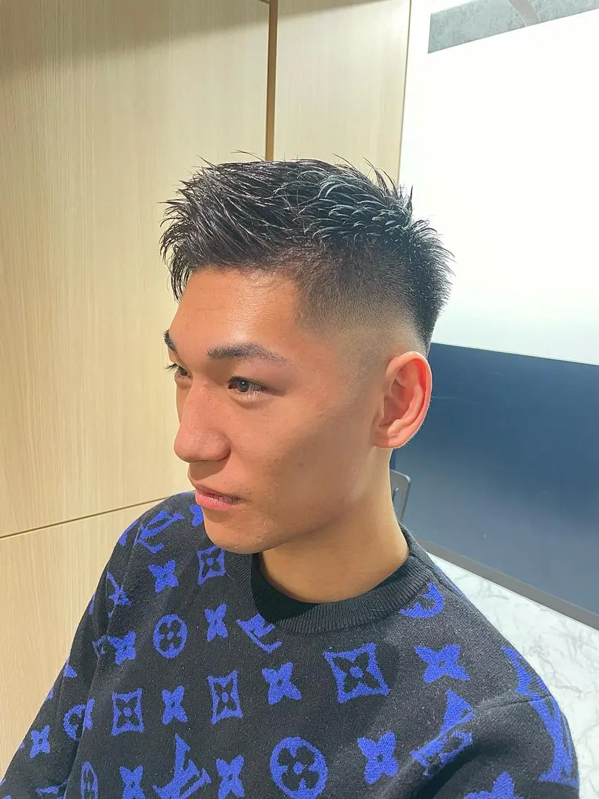 ショート メンズ カット 💈メンズパーマ💈 ナカザワ リョウのヘアスタイル