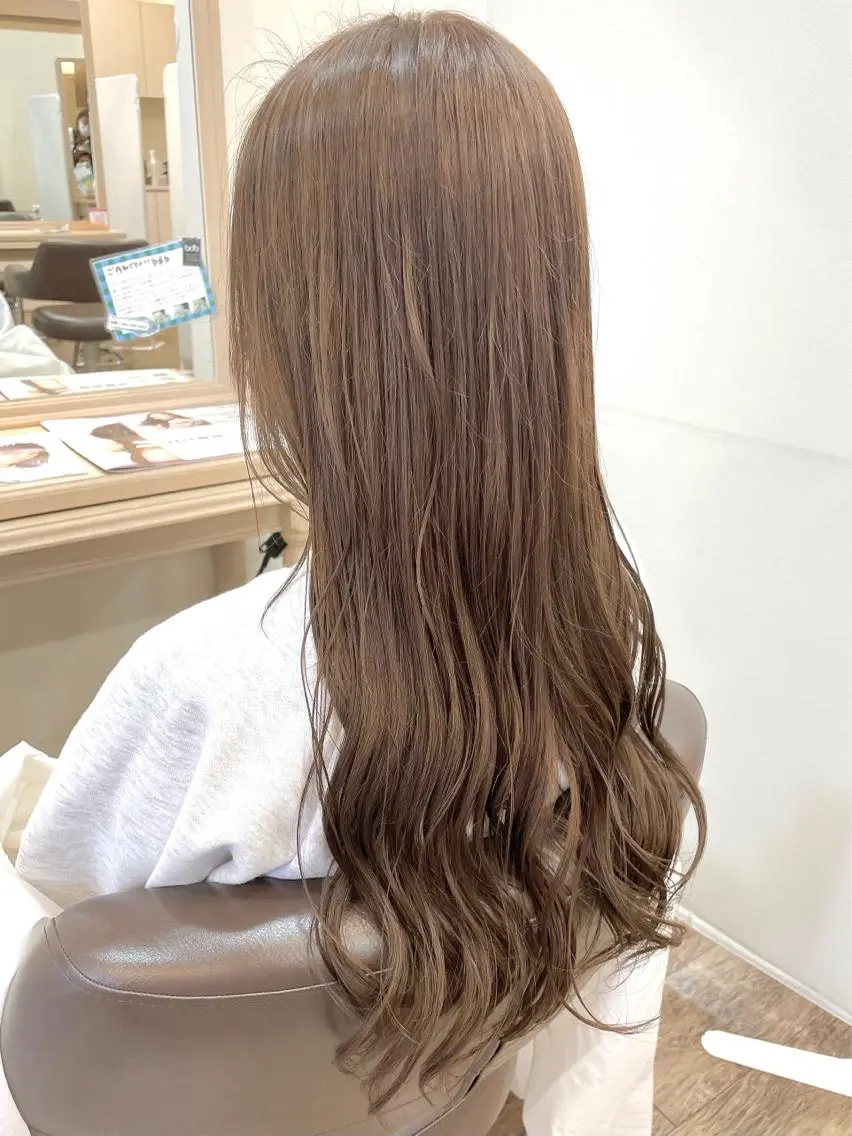 ロング カラー ベージュカラー ブラウンカラー ブラウンベージュ メンズパーマ🌀/ 中村郁未のヘアスタイル