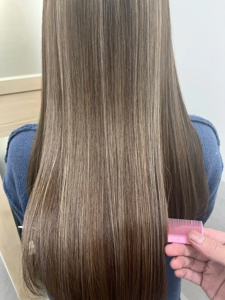 ロング カラー カット トリートメント 天野 涼のヘアスタイル
