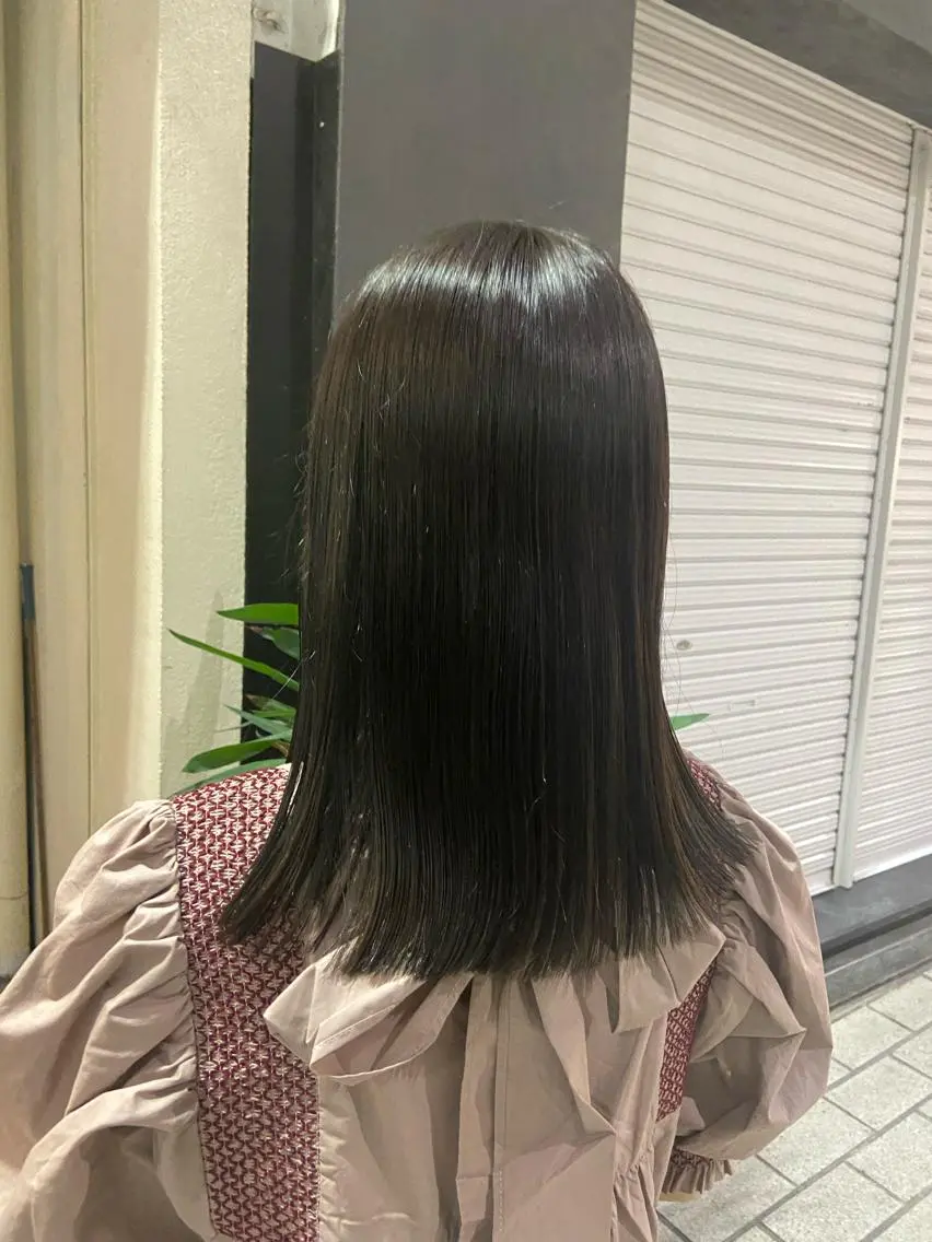 セミロング nico🏁 rihoのヘアスタイル