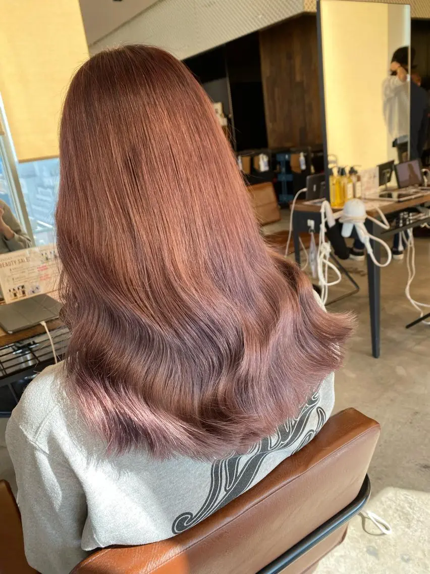 カラー ブリーチ ブリーチなしカラー カット ヘアカラー トリートメント 顔まわりの神様✨ 透明感カラー藤嶋秀幸のヘアスタイル