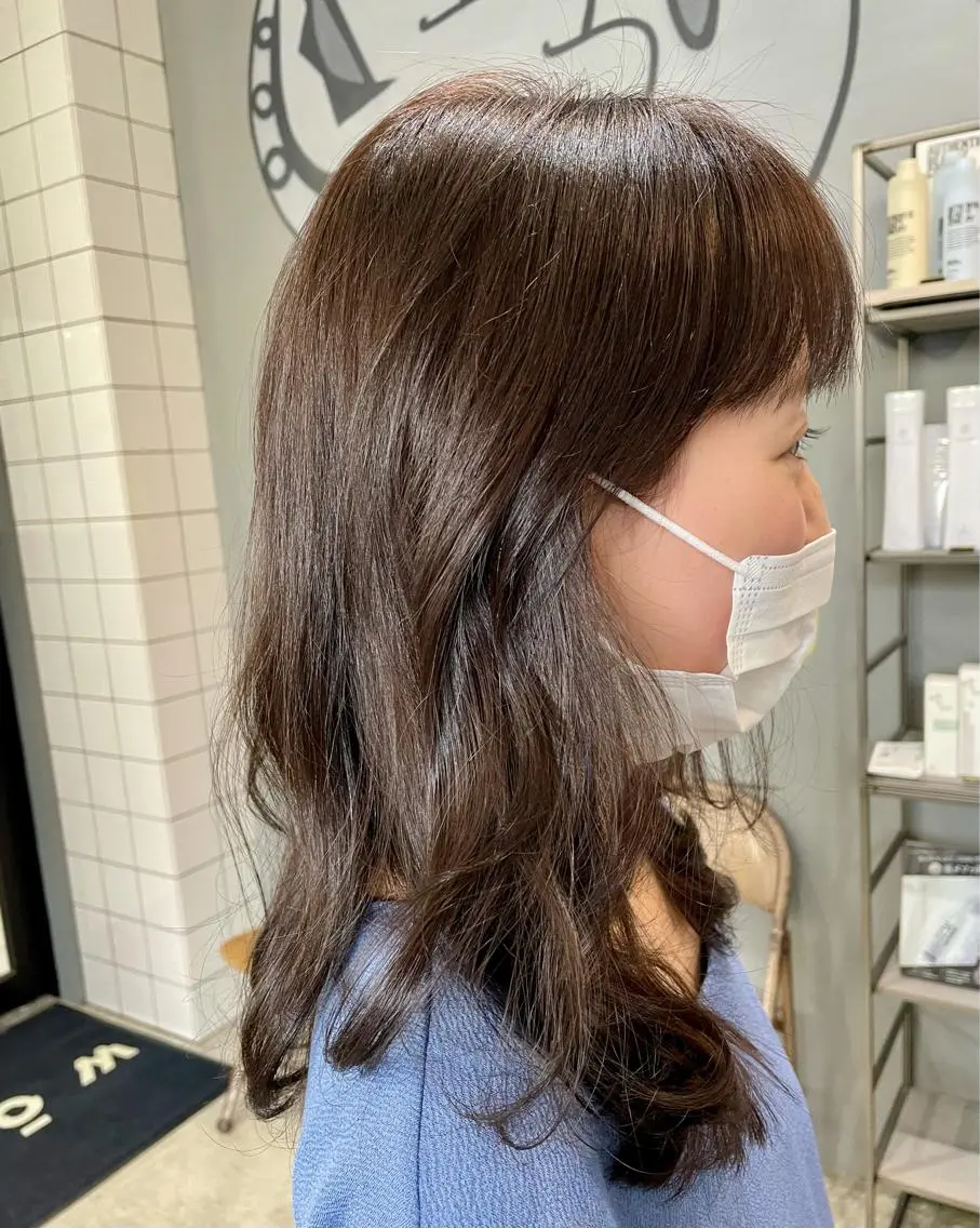 ロング カラー メンズ専門サロン wokeのヘアスタイル