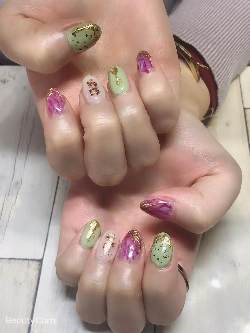 ネイル ハンドネイル ハンドケア ✨アン ミユ✨のネイルデザイン