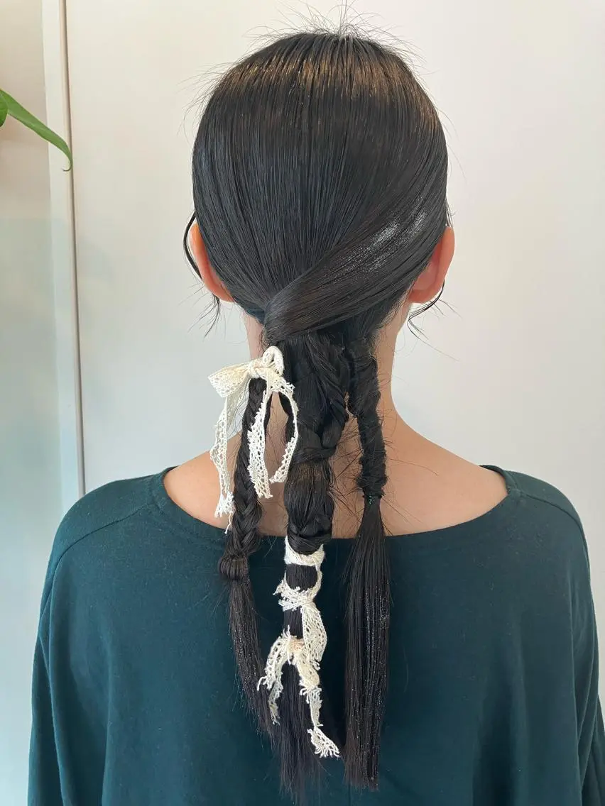 ヘアアレンジ 結婚式・ブライダル Hair&Make Nahoのマツエク・マツパデザイン