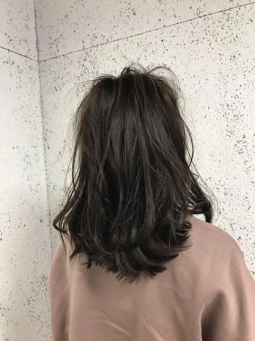 セミロング パーマ KOOKI スティードトーキョーのヘアスタイル