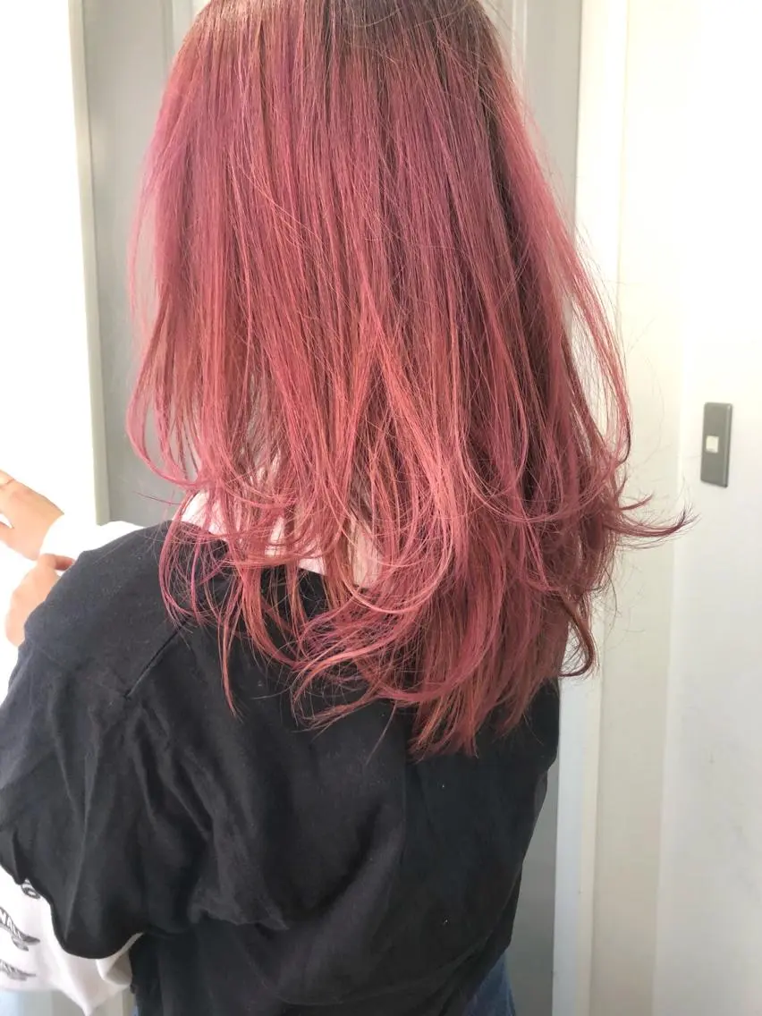 ロング カラー ブリーチ ケアブリーチ ハイトーンカラー Pia ツボイ ケイタのヘアスタイル