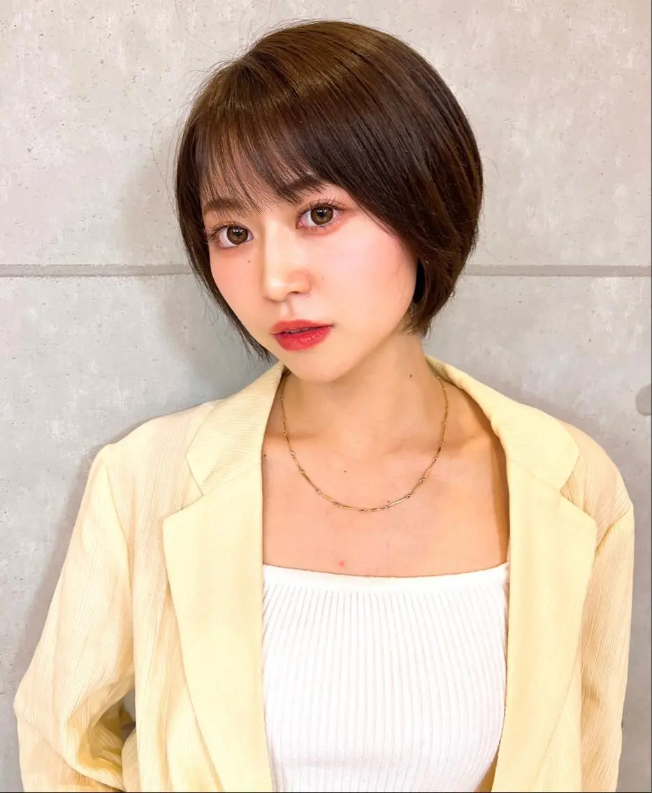 ショート カラー ショートボブ ボブ 髪質改善 ショートヘア カット ヘアカラー トリートメント 艶髪専門美容師🏄 kazuレスlessのヘアスタイル