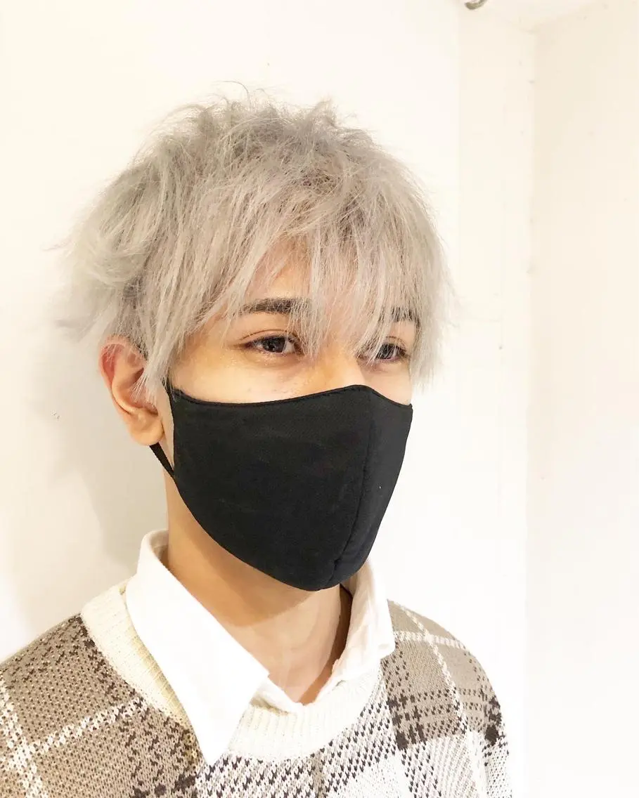 カラー ヘアアレンジ メンズ メンズブリーチ ブリーチ ケアブリーチ カット ヘアカラー トリートメント ヘアセット メンズ特化✂️栗原 侑也のヘアスタイル