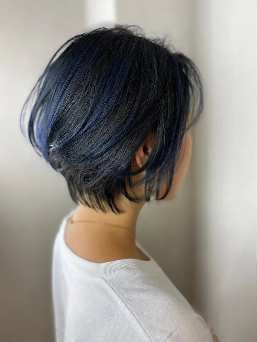 ショート カラー BROCANTE立川 karasawa.nのヘアスタイル
