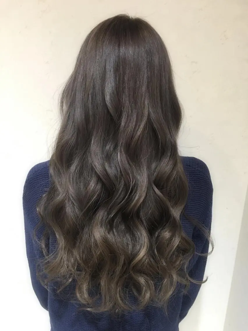 ミディアム セミロング ロング カラー filo   渋谷 Gishiのヘアスタイル
