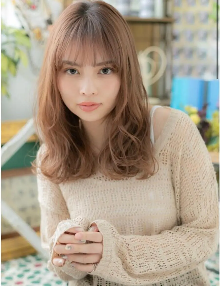 セミロング カラー パーマ セミロングパーマ 似合わせカット カット パーマ 後悔はさせません 🔥💪千原一輝のヘアスタイル