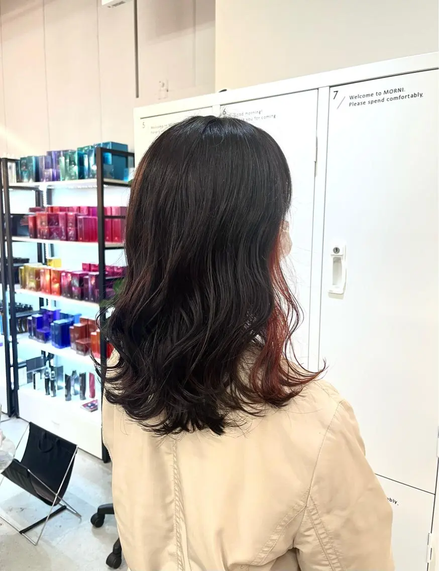 セミロング カラー 神原 茉依🩰🪩のヘアスタイル