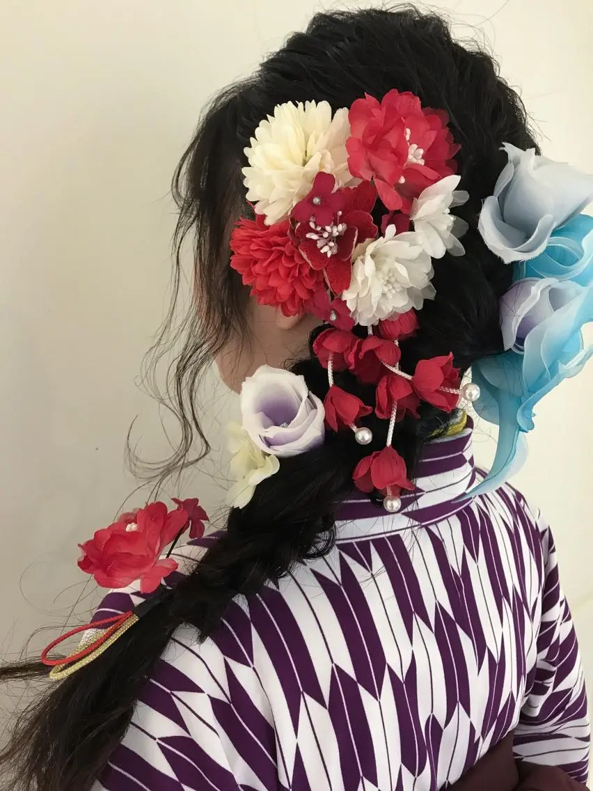 ヘアアレンジ 浴衣 .. meiのヘアスタイル