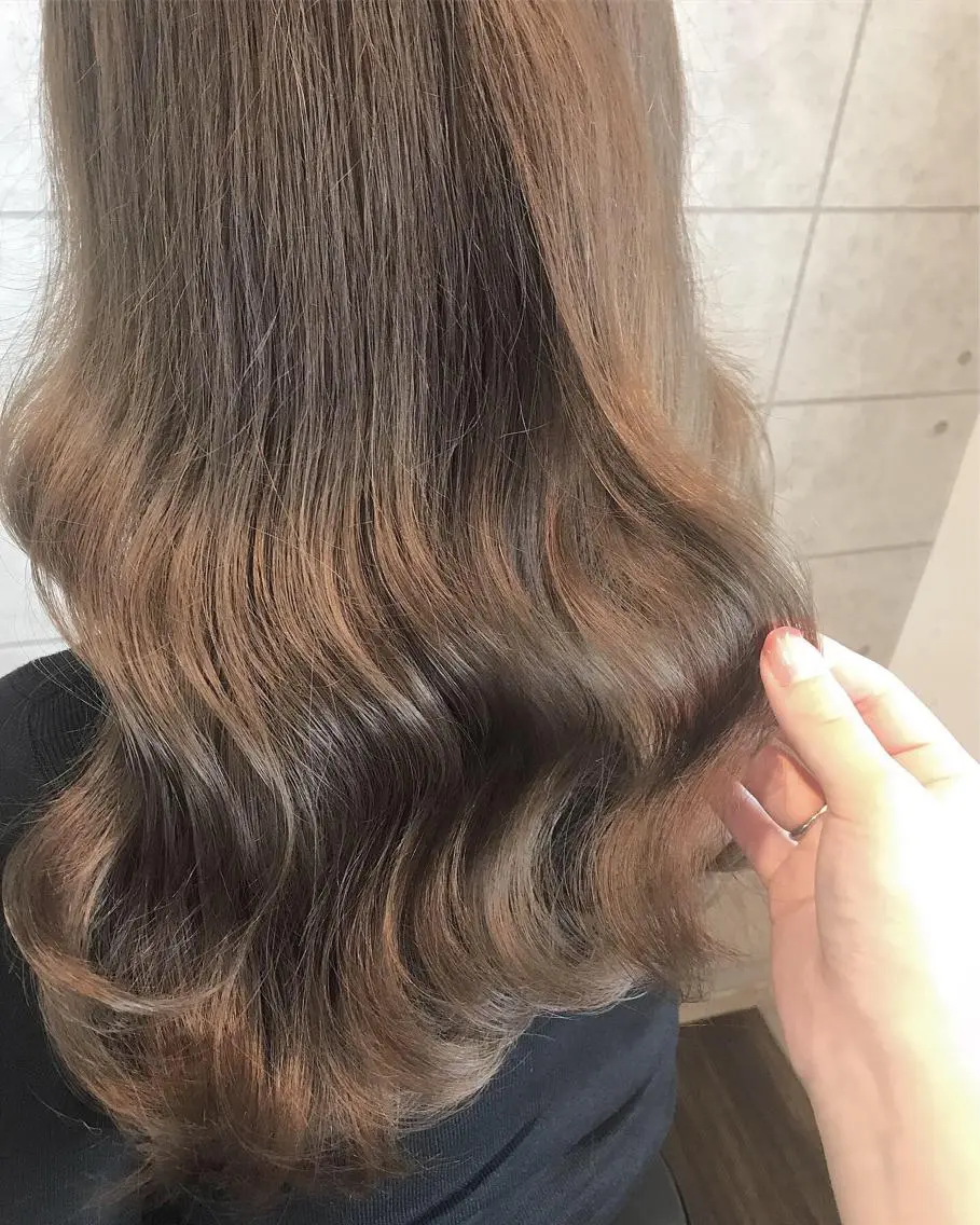 ロング カラー 烏丸韓国ヘア🇰🇷 ayaka🎀のヘアスタイル