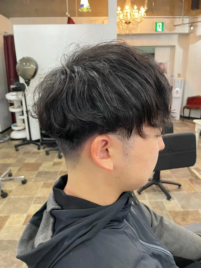 パーマ メンズ 山本 総司のヘアスタイル