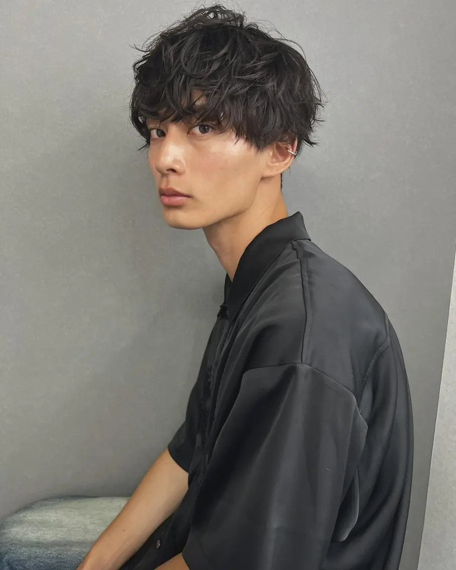 ショート メンズ パーマ カット パーマ 【大人ショート/ボブ モデル募集】　Seiのヘアスタイル