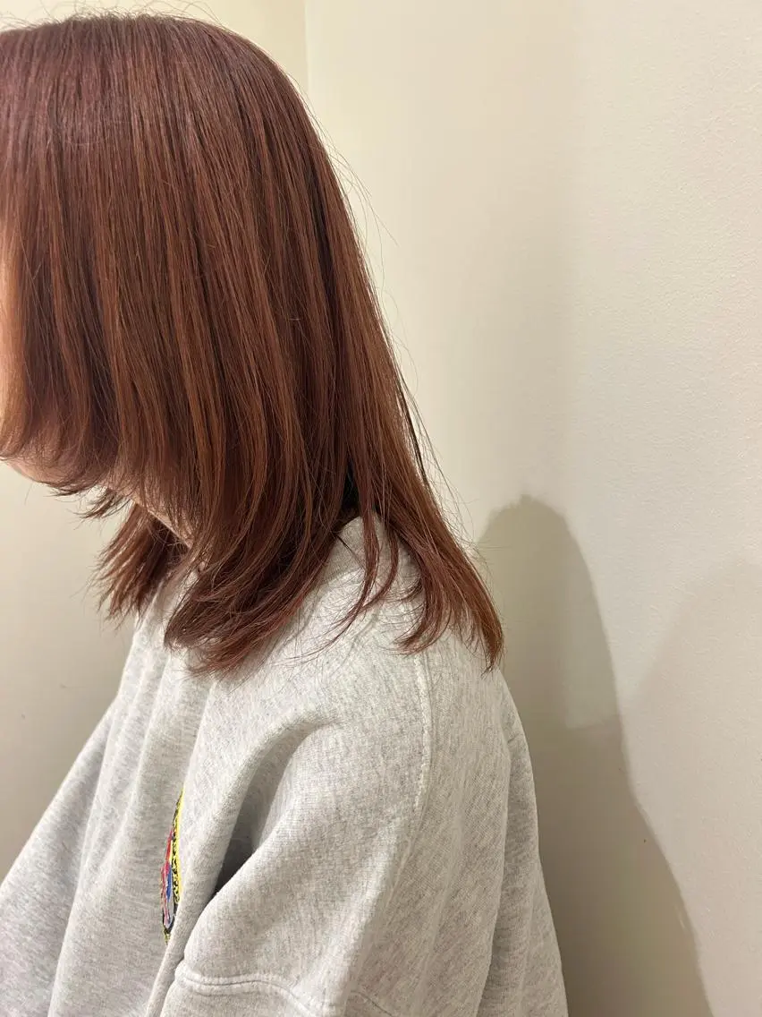 セミロング カラー 💛🤍U too e’s /店長🧸のヘアスタイル