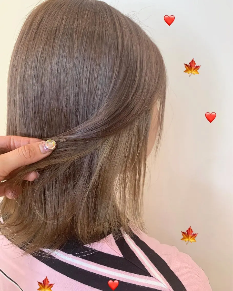 ミディアム カラー 新宿駅近♡個室 ♡関口三都季🌜のヘアスタイル
