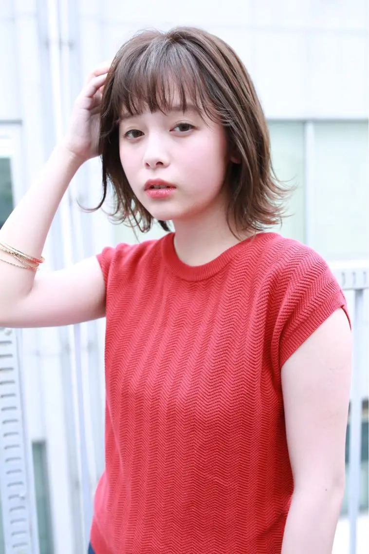 ミディアム カラー パーマ ヘアアレンジ メンズ キッズ ネイル マツエク・マツパ ヘアカラー トリートメント premier modelsのヘアスタイル