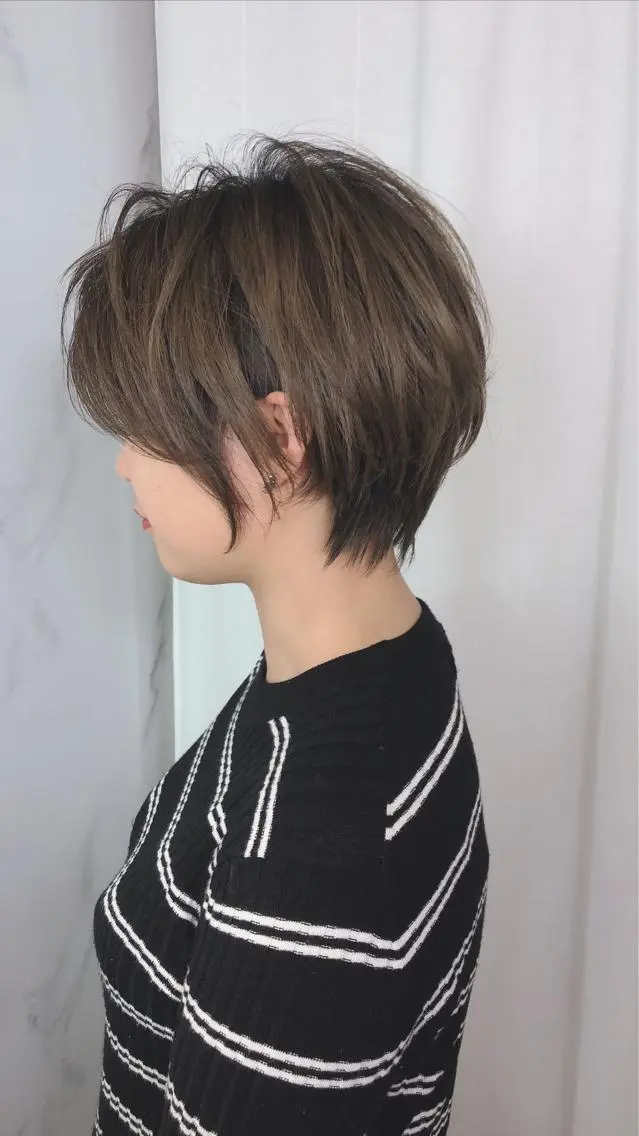 ショート カラー パーマ ヘアアレンジ キッズ ネイル マツエク・マツパ カット ヘアカラー トリートメント ショートの神✨AFL OAT 井上康平のヘアスタイル