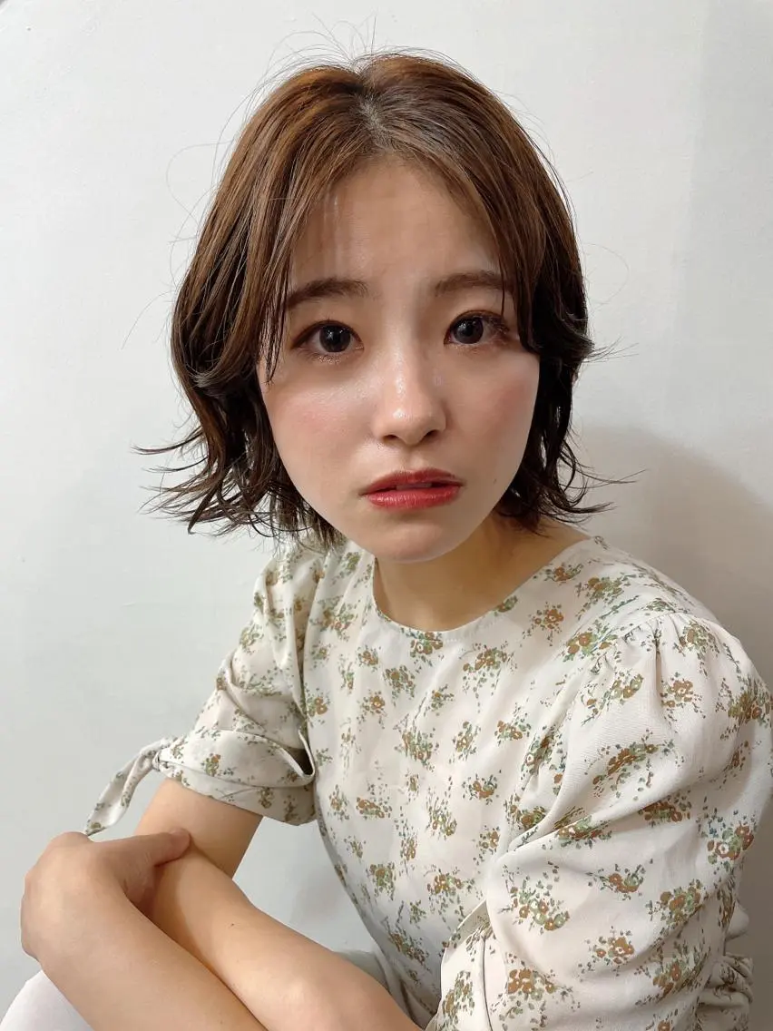 ショート カラー ヘアカラー トリートメント ツヤ美髪💐 髪質改善/高山愛来のヘアスタイル