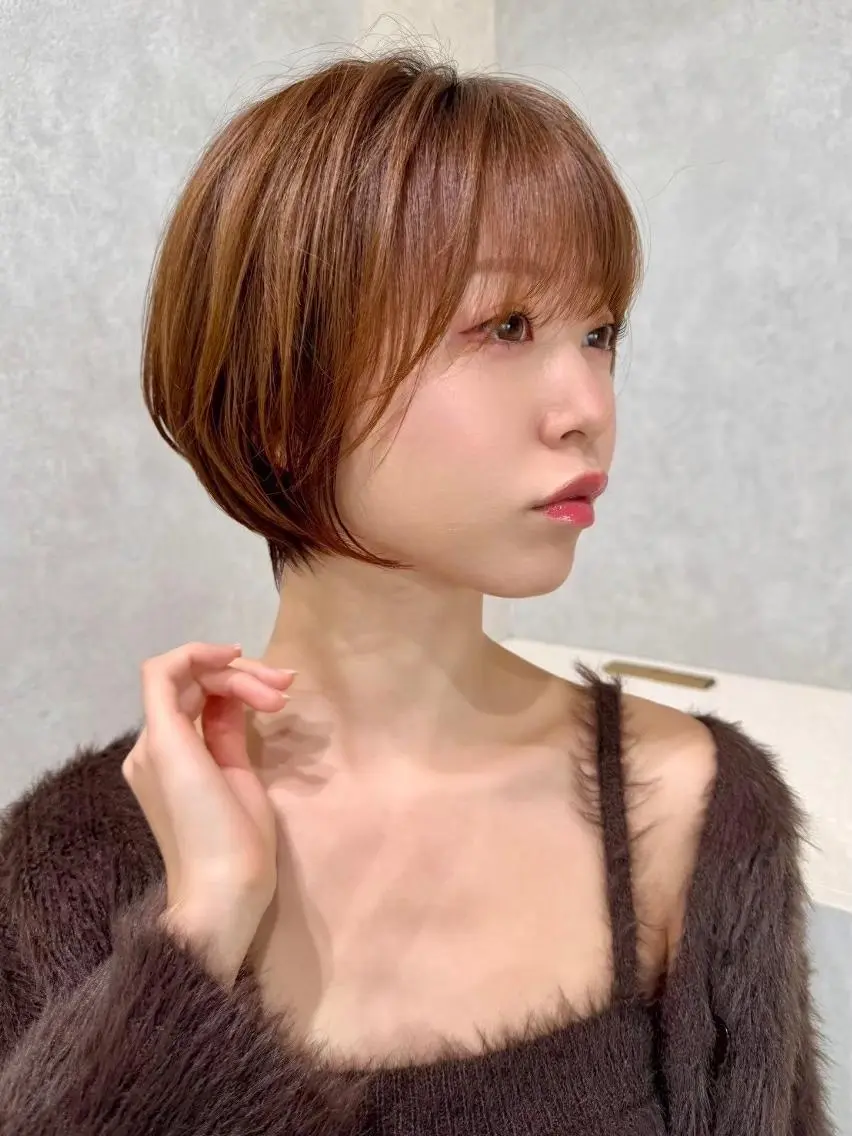 ショート くびれヘア ショート✂️ボブ✂️ 💎Ash茗荷谷💎のヘアスタイル