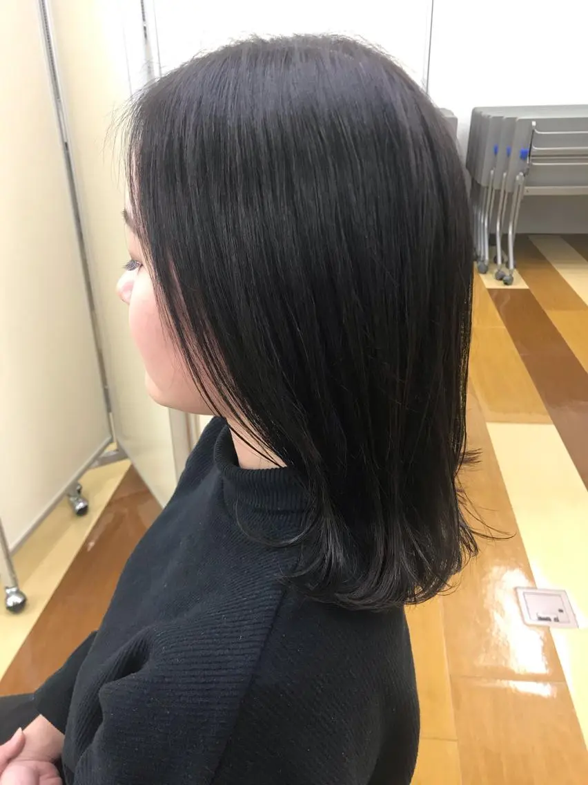 ミディアム カット パーマ トリートメント ヘアセット NATSUKA 403号室のヘアスタイル