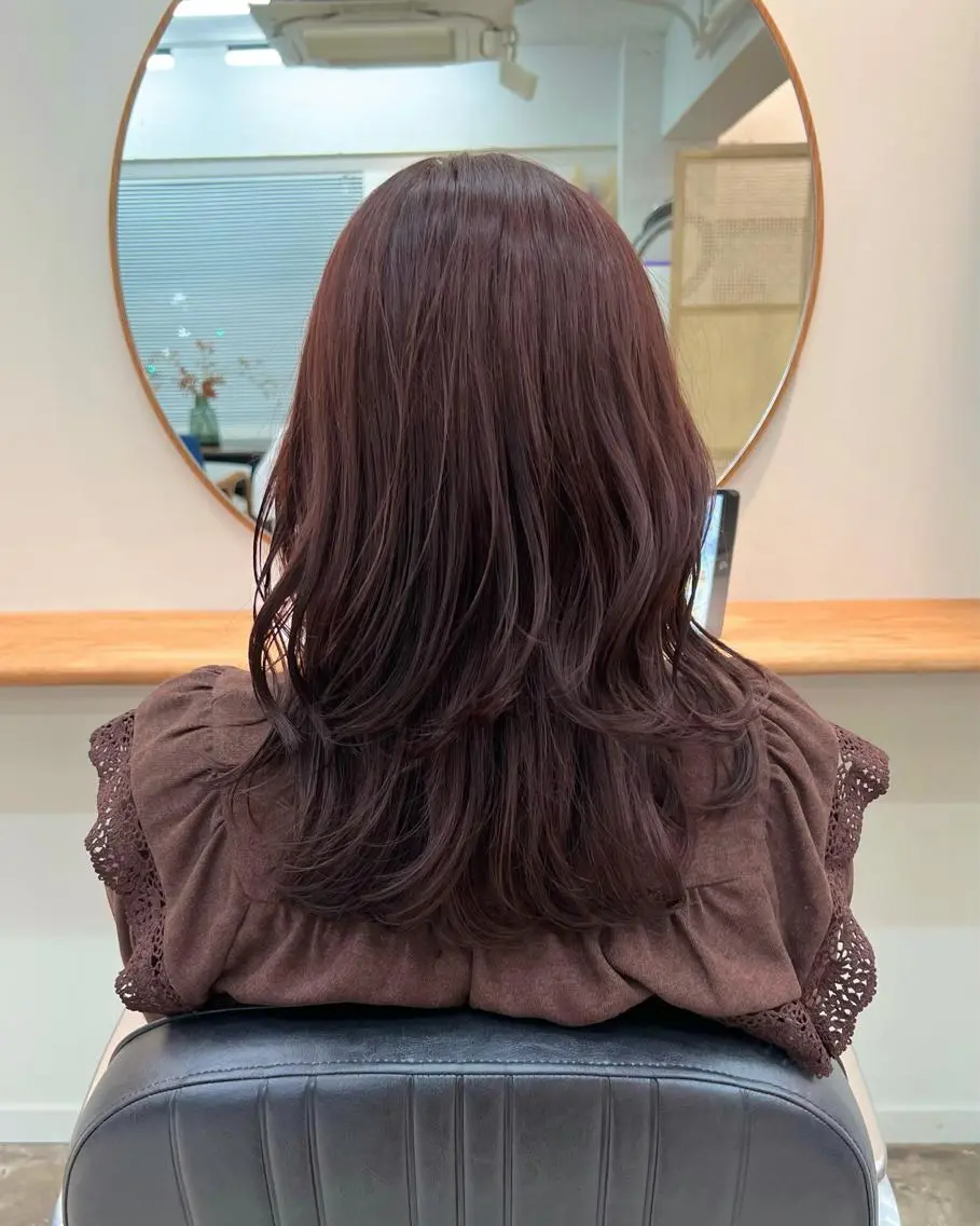 カラー ブリーチ ブリーチなしカラー aiko【艶カラー ・ミニモ年内で終了】のヘアスタイル