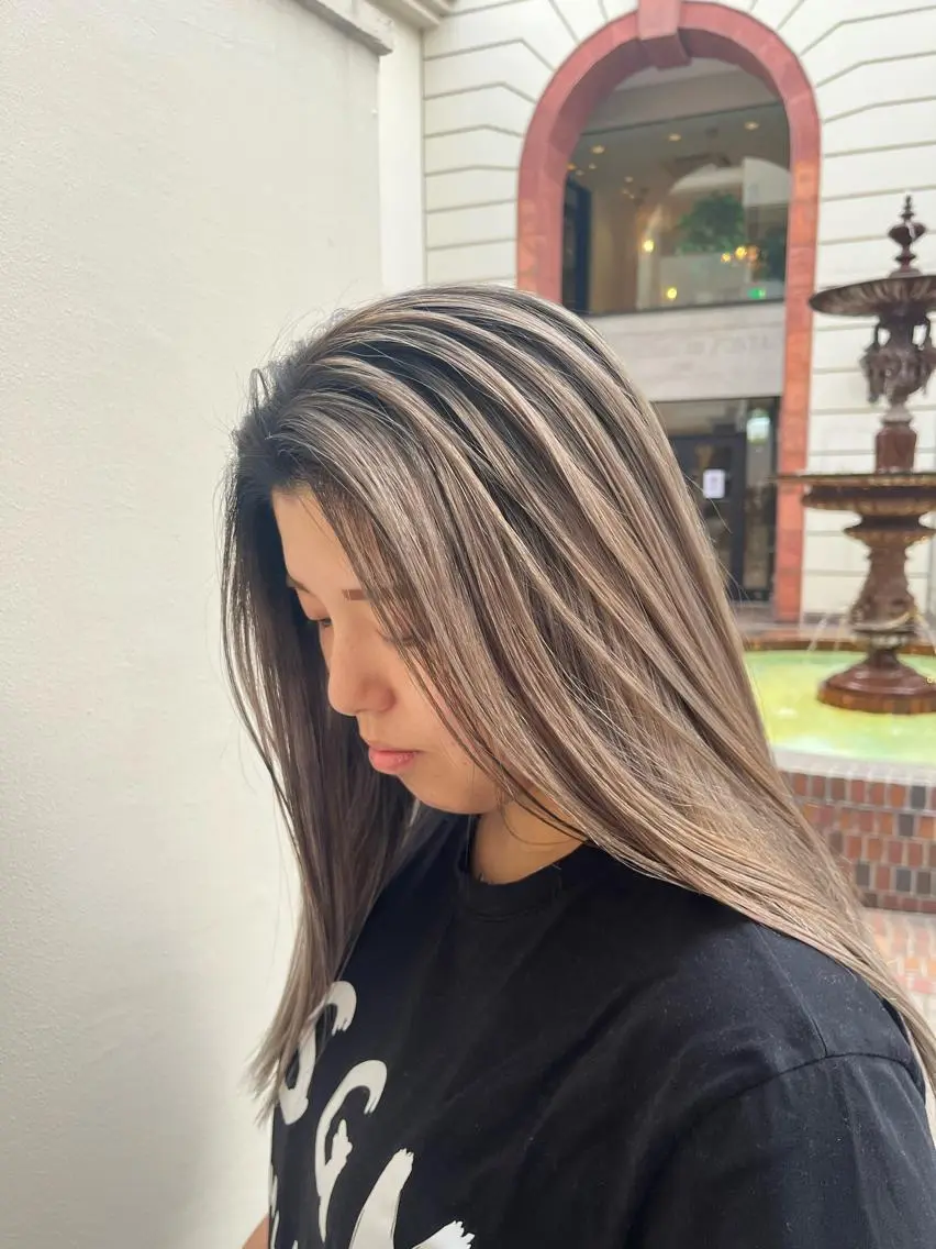 ロング カラー バレイヤージュ レイヤーカット カット ヘアカラー トリートメント ✨メンズスタイル✨ Daiのヘアスタイル