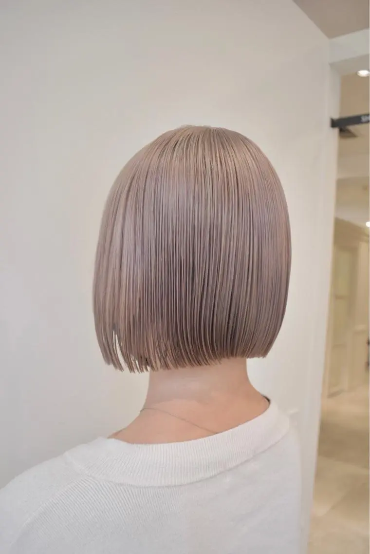 ショート カラー ボブ カット ヘアカラー トリートメント ヘアセット メンズ特化 パーマ/オザワのヘアスタイル