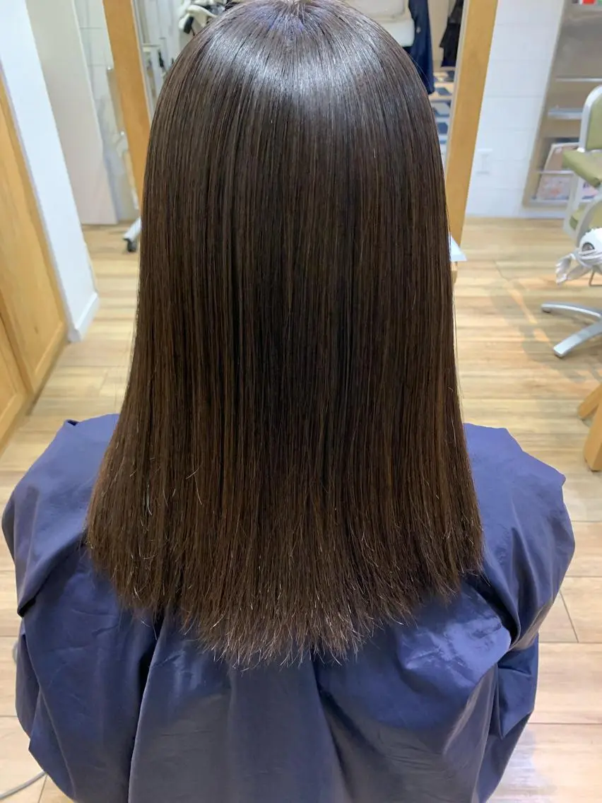 セミロング 🐝岡本 柚葉🐝のヘアスタイル