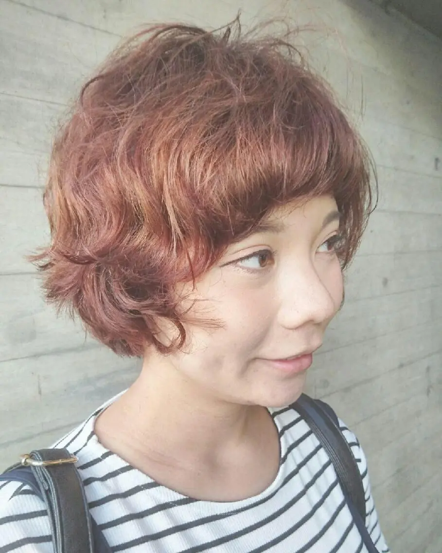 セミロング ヘアアレンジ 高岡 杏実のヘアスタイル