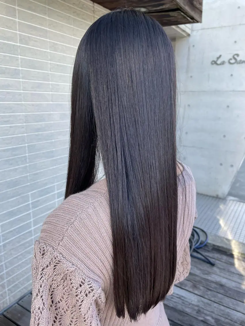 ロング 髪質改善 縮毛矯正 山木 裕子のヘアスタイル