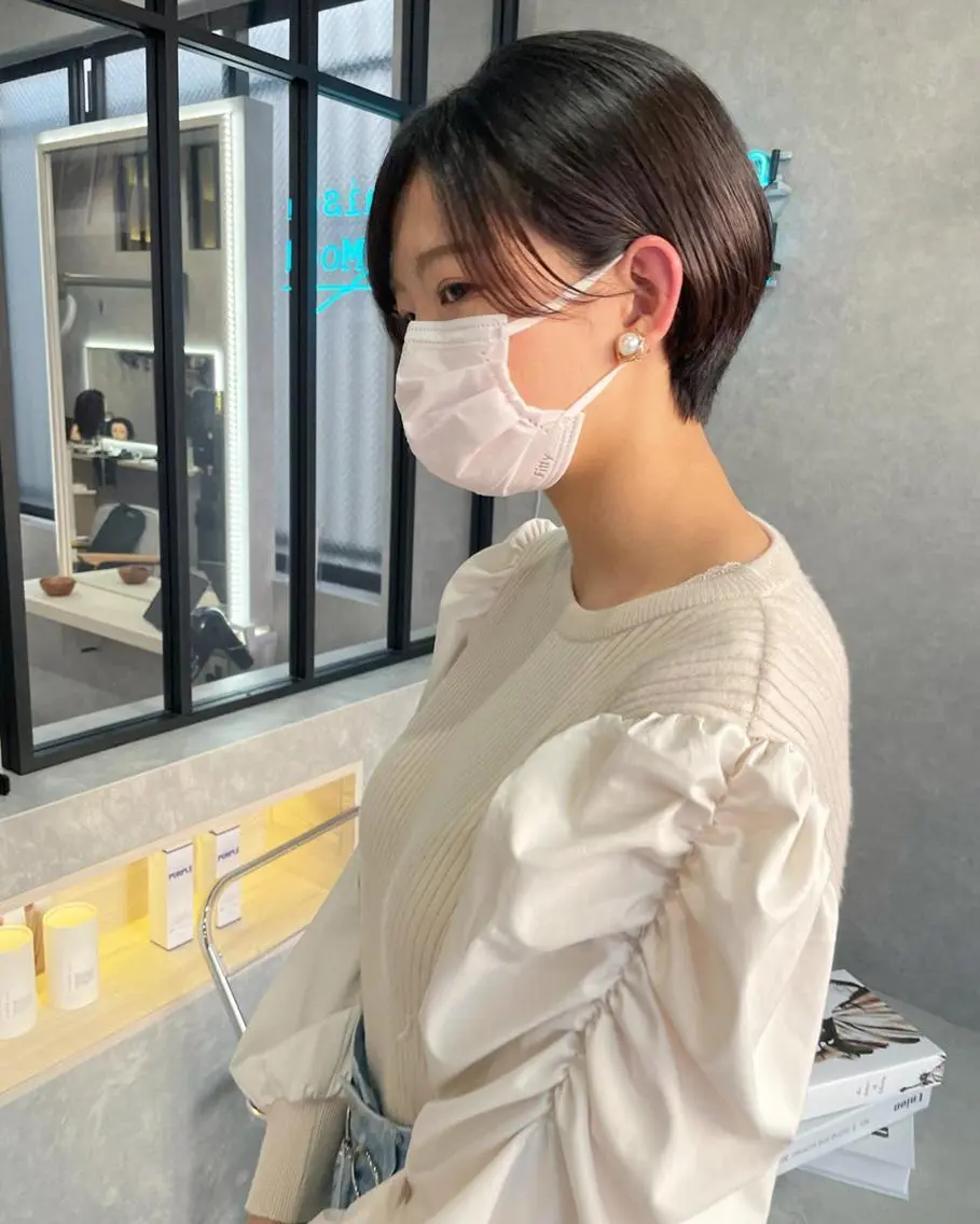 ショート ショートヘア 河原 亮のヘアスタイル