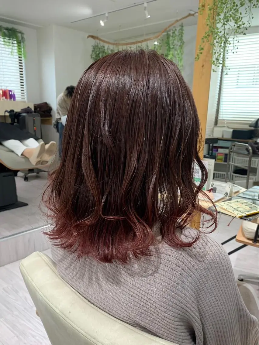 セミロング カラー 透明感🫧ナチュラル 🍀りんたろうのヘアスタイル