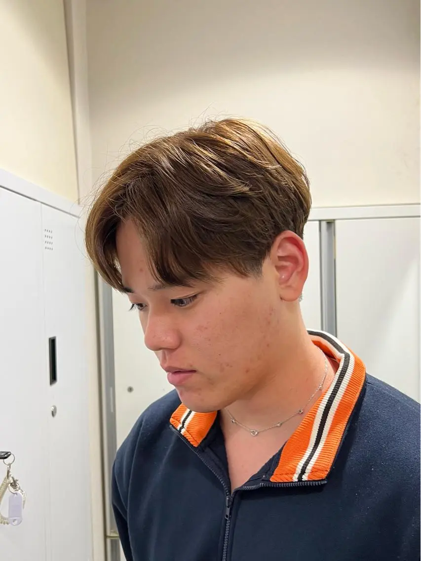 ショート カラー メンズ メンズブリーチ ブリーチ ダブルカラー ブリーチなしカラー 茅ヶ崎パーマ特化/ スパイラル/ハルキのヘアスタイル