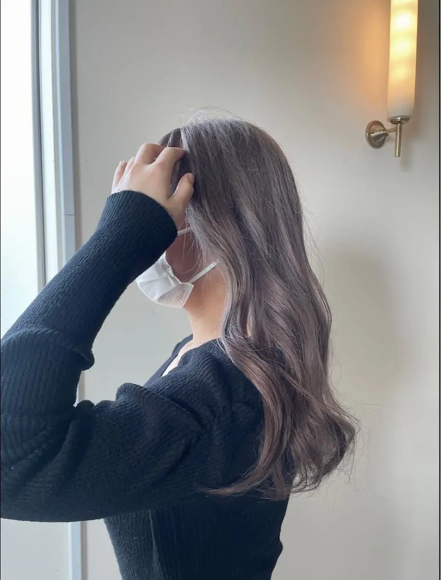 ミディアム カラー sand🎀 Ricoのヘアスタイル