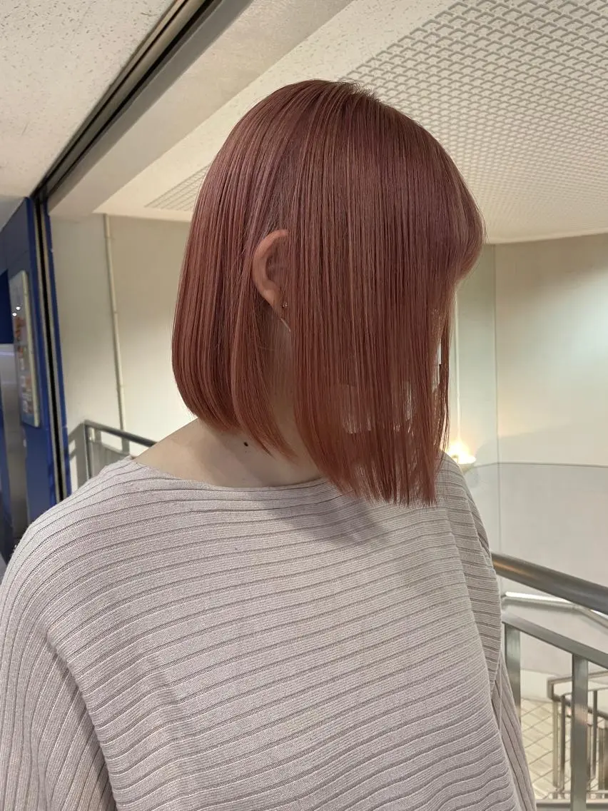 ショート カラー ヘアカラー トリートメント ブリーチカラー🌈 石垣翔太のヘアスタイル