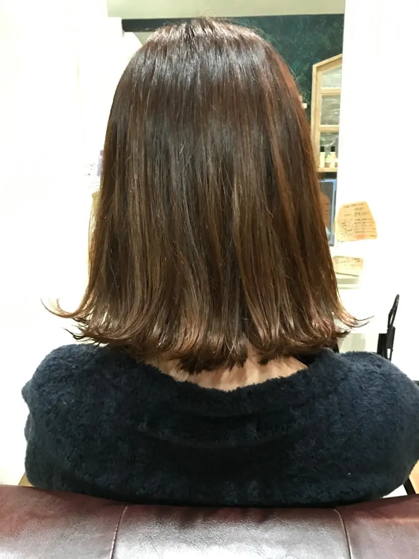 ショート 切りっぱなしボブ ボブ メンズ指名多数!! 田島史也のヘアスタイル