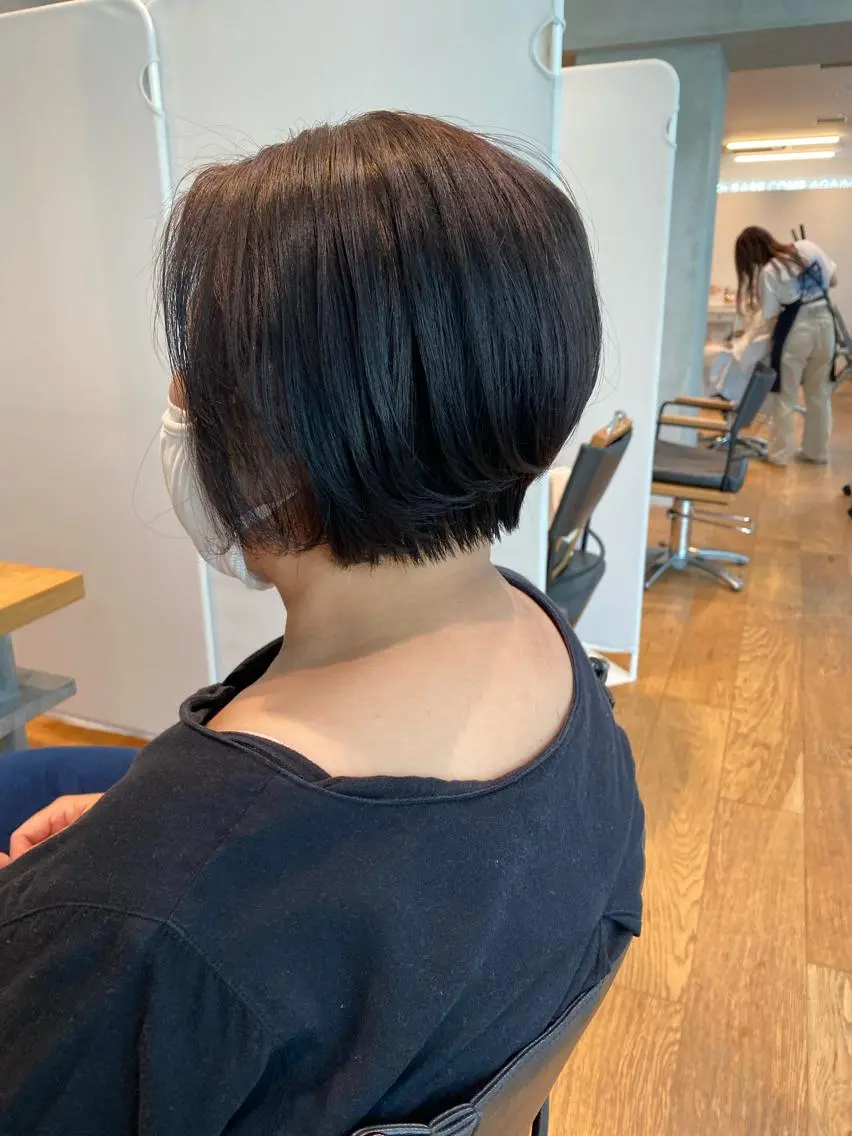 ショート カラー ヘアアレンジ ショートヘア 、 、のヘアスタイル