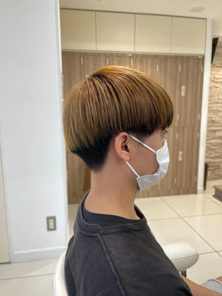 メンズ マッシュ 刈り上げ 藤原 亜美🤍のヘアスタイル