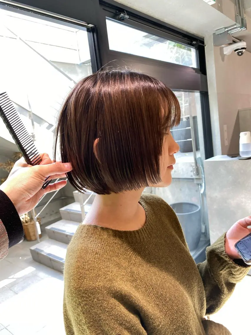 ショート カット トリートメント 🫧似合わせショート イシダ🫧のヘアスタイル