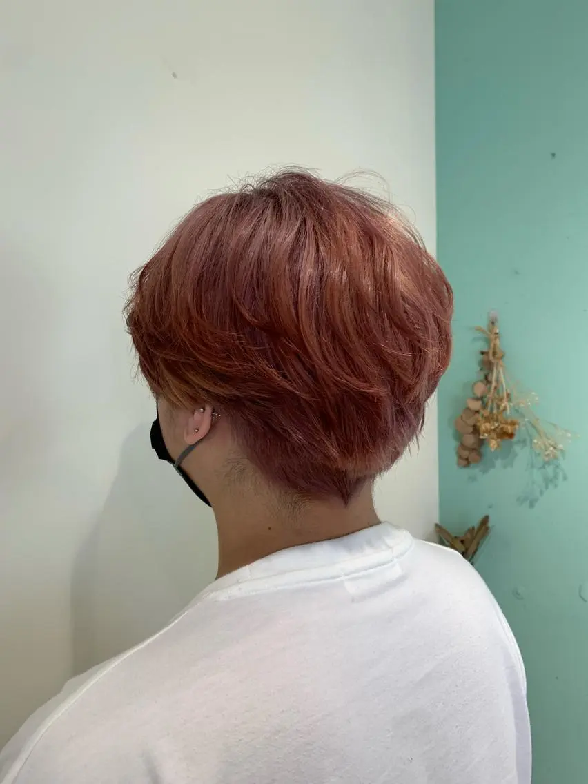 ショート カラー 💖クボ モモ💖のヘアスタイル