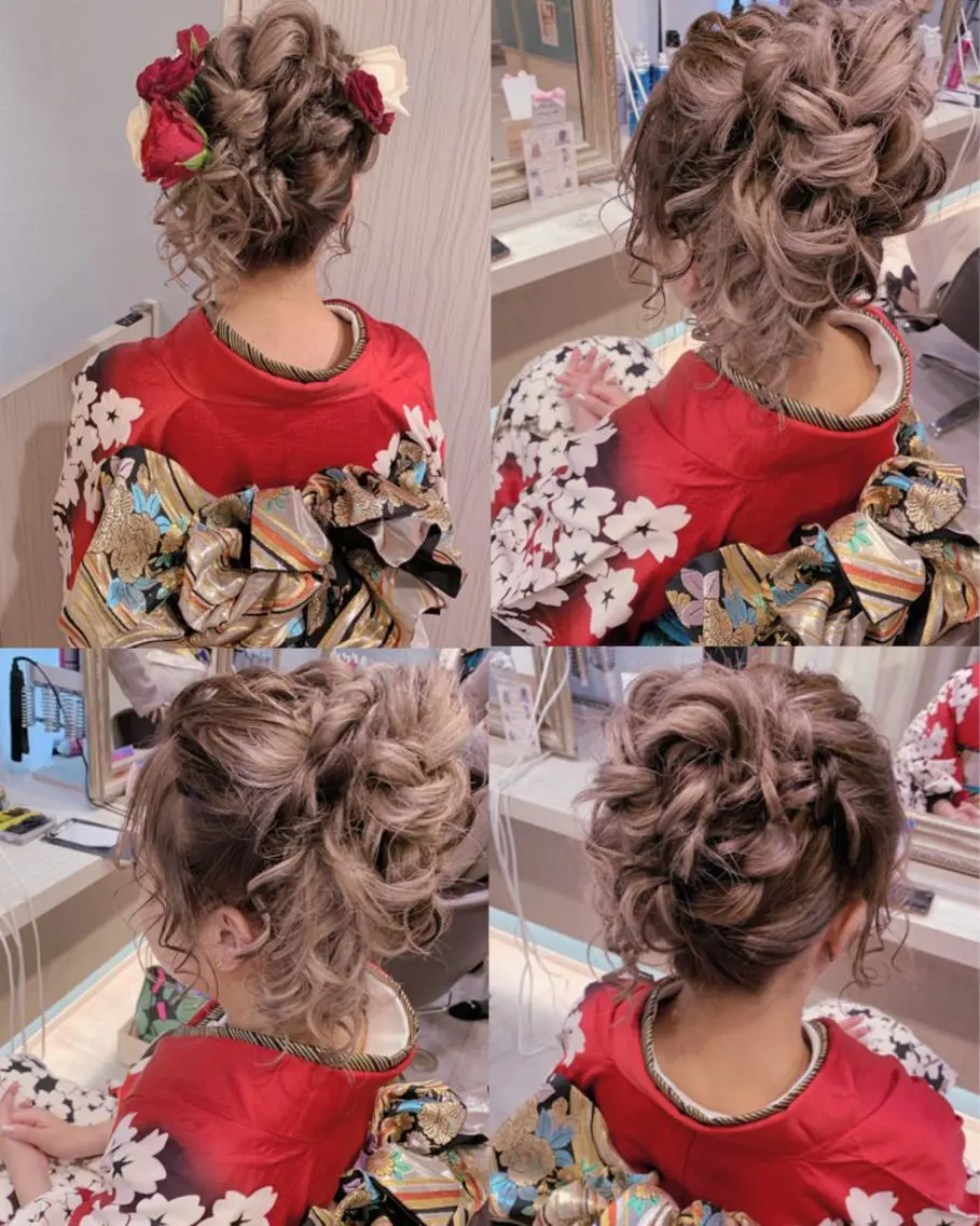 ロング ヘアアレンジ ヘアセット Aries🫧 missa𓂃🤍のヘアスタイル